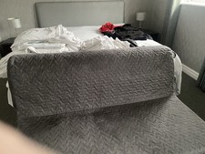 IKEA LYCKSELE Double Sofa Bed with Grey Cover