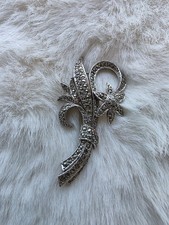 Vintage Silver Toned Marcasite