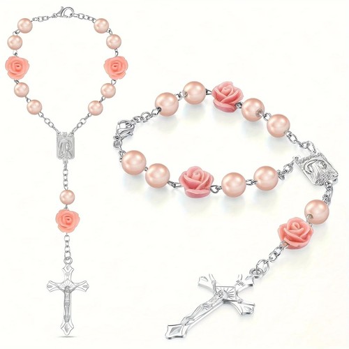 1pc abs car rosary with - 1pc,