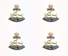 4pcs of Royal Navy Anchor pin