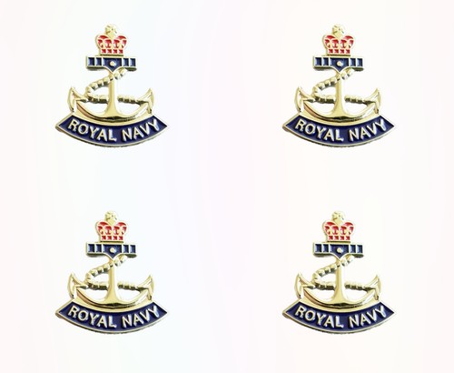 4pcs royal navy - royal, anchor