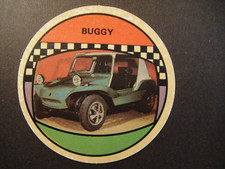 MONTY DANDY GUM STICKERS  1960s  BEACH BUGGY OFF ROAD DRIVING FUN CARS