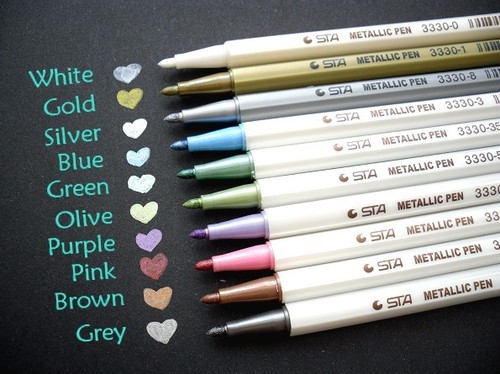 Waterproof metallic marker - waterproof,