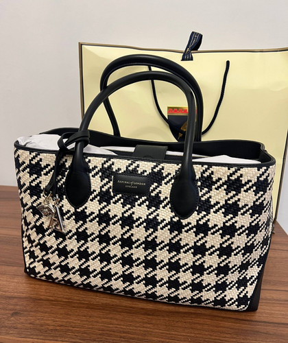 Aspinal london houndstooth - aspinal, london/houndstooth