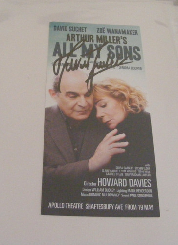 David suchet signed - david, my