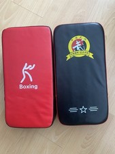 Thickened Foot Target Kick Shields Sparring Boxing X2 Excellent Condition