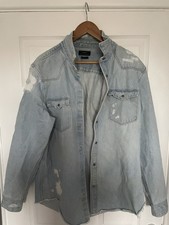 Zara Men's Denim Shirt Large
