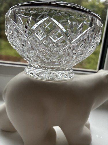 Cut crystal glass rose - crystal,