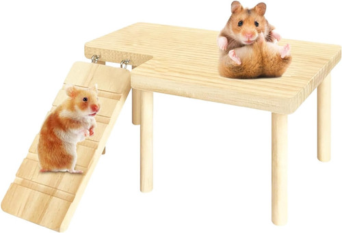 Wooden hamster platform - hamster,