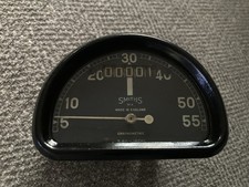 Smiths D shape Chrono Speedo 55mph S.411-1600 Fully Serviced And Ready To Fit!