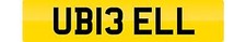 BELL NUMBER PLATE BELLS UB13