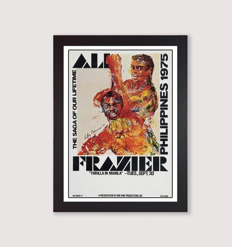 Framed muhammad ali joe - muhammad, vs