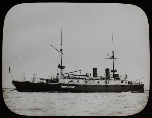 Magic lantern slide - magic, hms