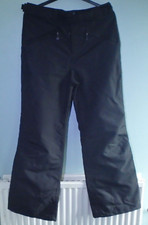 Trespass Snowboard Trousers Mens Maiden Black Lined Pants UK Large RL1026 TK