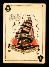 1 x modern playing card Sailor