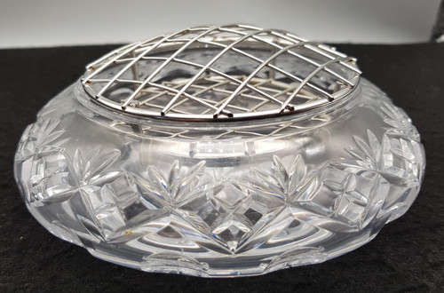 Vintage cut glass rose - vintage,