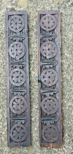 Pair antique original hand - antique,