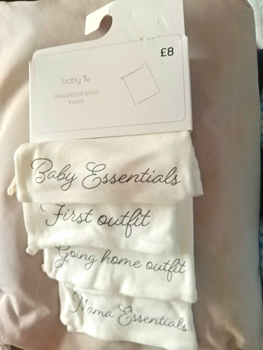New baby organiser - new, bags