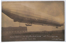 ZEPPELIN *Deutschland* (LZ.8) Postcard Germany 1910 REAL PHOTO PZ116