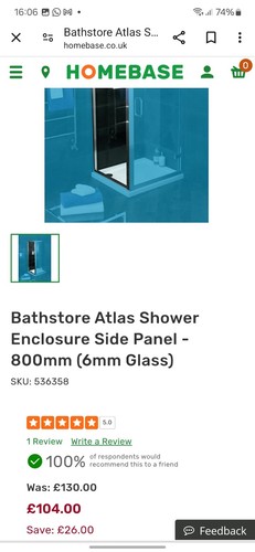 800x900 shower side panel - 800x900,