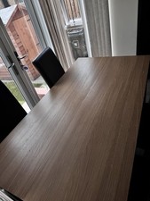Dinning Table And X4 Leathered Chair
