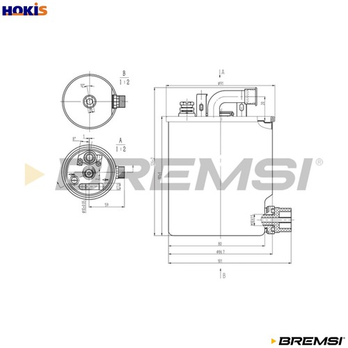 Fuel filter fe0836 - filter,
