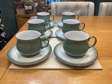 DENBY REGENCY GREEN 6 X CUPS