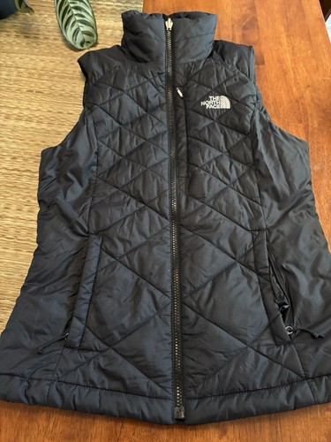 Ladies black north face - black,