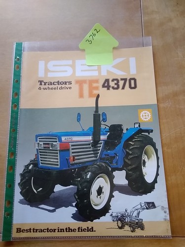 Iseki tractor 4370 - iseki, te