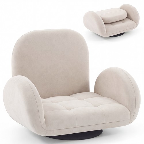 Swivel floor chair folding - chair,