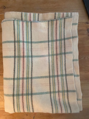 Vintage woollen blanket - vintage,