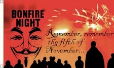 BONFIRE NIGHT FLAG 5' x 3' Guy