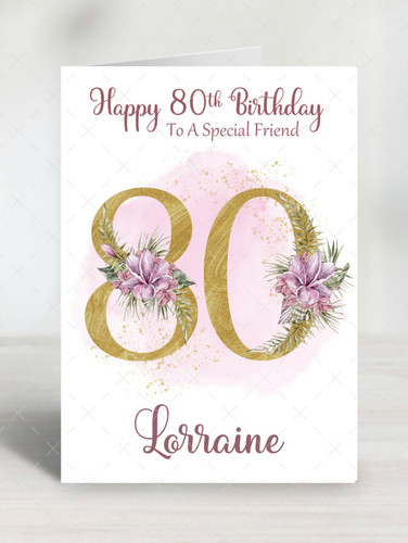Personalised birthday card - personalised,