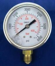 Hydraulic Pressure Gauge 63 mm 400 bar High Pressure Testing on plant & tractors