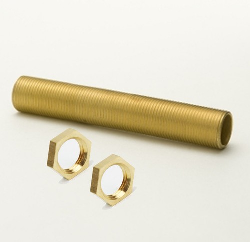 Brass all thread hollow - brass,