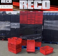 20 x USED DEEP 600 X 400 X 250mm BALE ARM TRAY/ STACKING BOX / CRATE