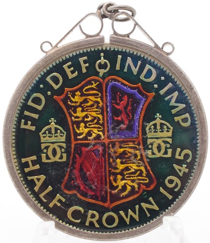 Silver halfcrown coin - silver,