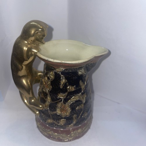 Oriental cat jug - cat, in