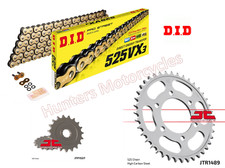 DID Gold XRing Chain and JT Sprockets Kit Set for Kawasaki Z900 RS 2018 to 2020