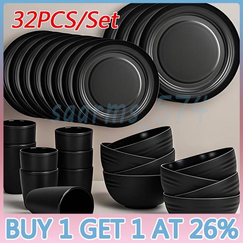 Black dinnerware bowl - dinnerware, plates