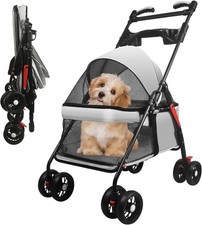 4-Wheel Portable Pet Stroller