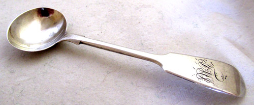 Solid silver fiddle - silver,