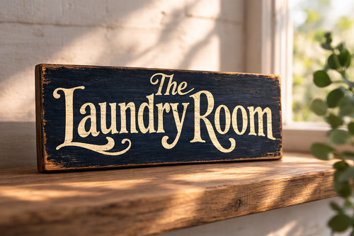Laundry room sign - laundry,