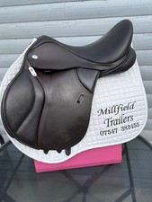 Brown Thorowgood T8 17 Inch Adjustable Gullet General Purpose Saddle