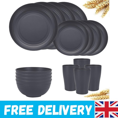 Pieces plastic dinnerware - pieces,