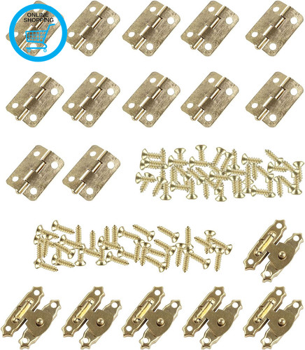 12pcs antique small hinges - 12pcs,