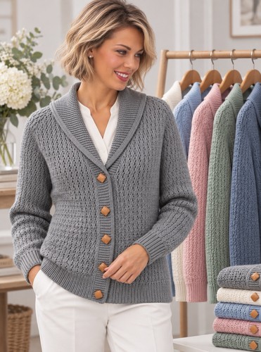 Ladies men jacket - ladies, knitting