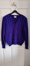 Poppy Ladies Lambswool Cardigan Size 10/12
