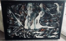 large modern art antique mcm