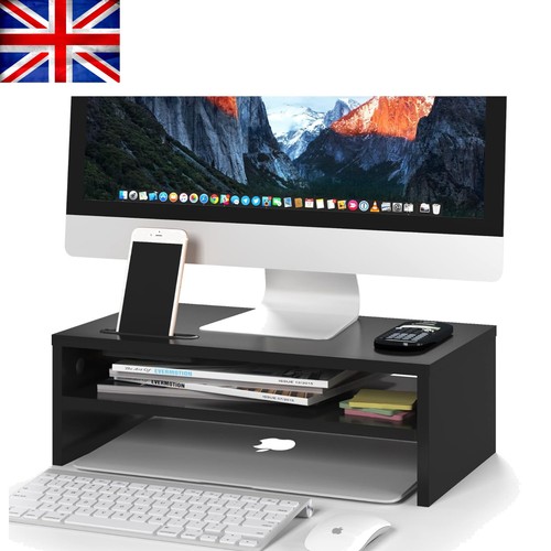 Ergonomic tier desk riser - 2-tier,